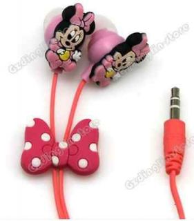 KIDS PINK MINNIE MOUSE HEADSETS FOR TABLETS IPAD,IPOD,MP3 PLAYER,EAR 