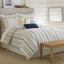 Nautica PROSPECT HARBOR King Comforter and decorative pillows 2 piece 