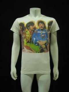The Beatles John Paul George Ringo Vintage Re Printed T Shirt Mens M