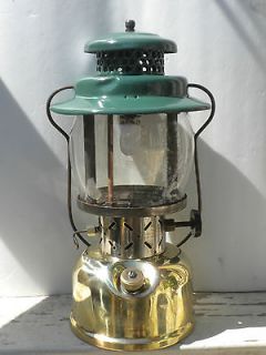 COLEMAN CANADA BRASS LANTERN MODEL 236 MAJOR B 1946 *WITH NEW PARTS*