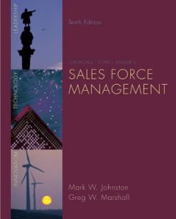   by Greg W. Marshall and Mark W. Johnston 2010, Hardcover