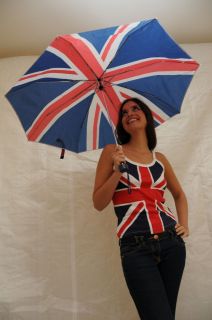 Union Jack Umbrella Mens Ladies British Flag London Olympics 2012 