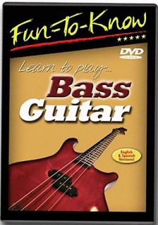 Fun To Know   Learn to PlayBass Guitar DVD, 2005