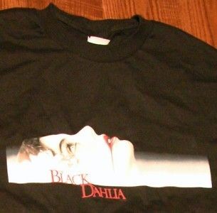 Black Dahlia Scarlett Johansson Movie T Shirt New XL