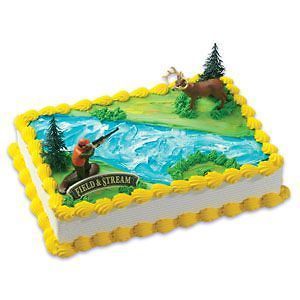 Field & Stream Deer & Hunter ~ Cake Set ~ Create Your Own Cake ~ LOOK 