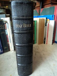 Antique Leather Holy Bible, Eyre & Spottiswoode C.1890, King James