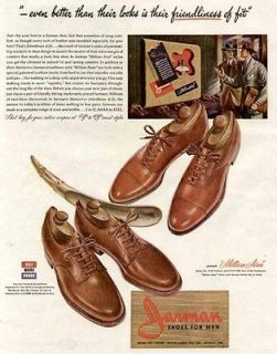 EVEN BETTER THAN THEIR LOOKS 1944 JARMAN SHOES FOR MEN FULL COLOR AD