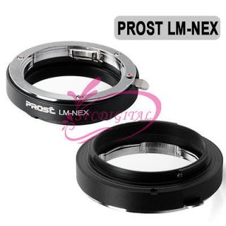 Hot Prost Lecia M LM Lens Mount Adapter Ring to Sony NEX 7 NEX 5N NEX 