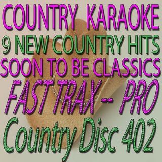 COUNTRY KARAOKE New 2011 9 Country Hits CDG.FTX402 FAST TRAX