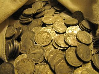   Nickel Coin Lot Full Date USA 20 Coins~Bonus Win 5 Lots Get Gold Bar