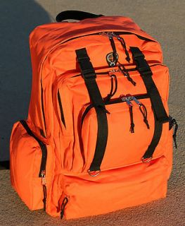 blaze orange backpack hunting hiking outdoor back pack