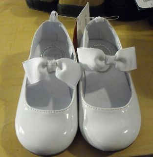 gymboree white bow shoes size 8 nwt measures 6 returns