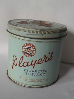   Vintage Round Players Cigarette Tobacco Tin Can John Player and Sons