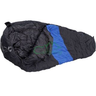 Sleeping Bag Polyester 0 10 Degree Ink Blue Camping Multiseasons 