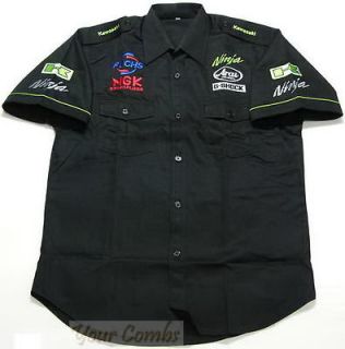 kawasaki ninja motorcycle sport racing team shirt m 5xl