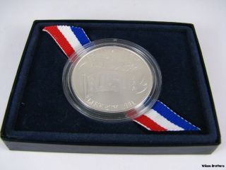 1991 USO Silver Dollar   50th Anniversary USA Commemorative Coin with 