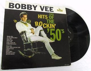 BOBBY VEE SINGS HITS OF THE ROCKIN 50S RECORD ALBUM