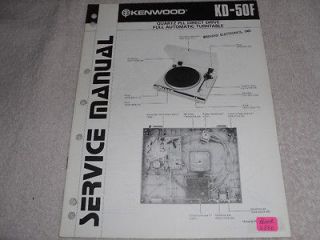 kenwood service manual kd 50f direct drive turntable 
