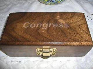 congress knife pocket knife 6 walnut display case expedited shipping