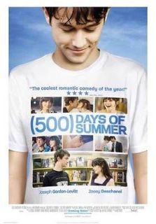 500 DAYS OF SUMMER Movie Promo POSTER Finnish Zooey Deschanel