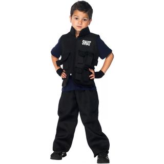 SWAT Commander Child Boys Police Policeman Cop Halloween Costume