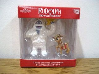   holiday ornaments set 2 pc Bumble Abominable Snow Monster Kurt Adler
