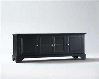 crosley furniture lafayette 60 low profile tv stand black time