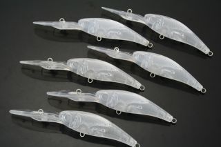 6pcs unpainted fishing lures bodies 8 6g b from canada