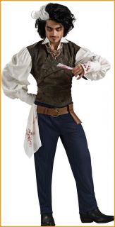 Deluxe Sweeney Todd Johnny Depp Halloween Costume NEW with FREE Belt 