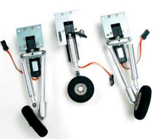 Lander Electric Retracts with Struts & Wheels Suitable For F 16 /F 16D 