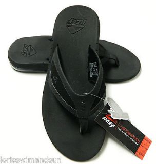 Reef Mens Size 12 SPRINGTIDE Black Sandals $48 NWT Water Friendly