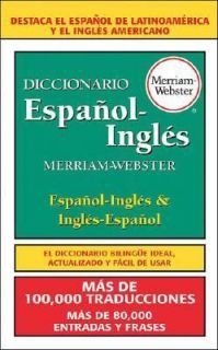 Diccionario Espanol Ingles Merriam Webster (2004, Paperback)