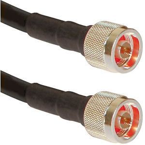   Ft Ham HF Radio Repeater Coaxial cable LMR 400 Antenna Cable N Males