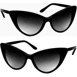 New   2 Pack Womens Kardashian sty​le Pointed CAT EYE Sunglasses 
