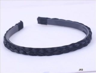   130mm Fashion Synthetic Wig Plait Braided Hairband Headband Holder JX2