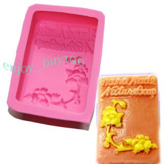 Plum flower Soap Mold Candle Making for Handmade NatureSoap Crafts 