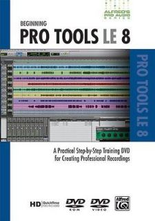 ALFREDS PRO AUDIO SERIES: BEGINNING PRO TOOLS LE 8   NEW DVD