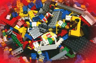 500+ LEGO Pieces CLEAN with MINIFIGURES from HUGE Lot   Great Lego 