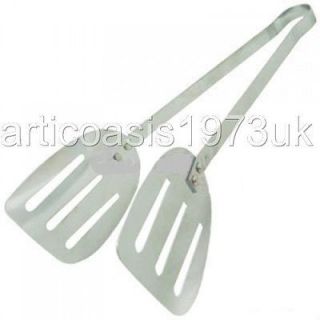 Fish slice spatula griddle tongs   BBQ Barbeque Burger Steak Egg Meat 
