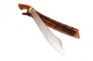 Ethnic Handmade Custom Knife Golok Full Tang pattimura Zelda with wood 