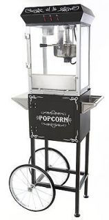 8oz POPCORN MAKER POPPER MACHINE WITH CART   BRAND NEW **Pick Your 