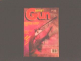   Magazine April 1992   blackpowder Le Page flintlock pistol, Ruger P90