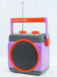 vintage cool cube am novelty transistor radio one day shipping