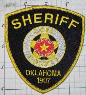 oklahoma coal county sheriff dept patch  4