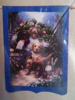 garden puppies flag large time left $ 17 99 0