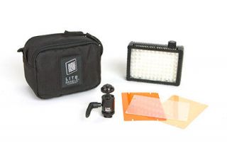 Litepanels Micro Pro LED On Camera Dimmable Light 9W kit,6 batteries 