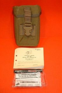   TRIJICON ACOG SCOPE PADDED MOLLE POUCH with Scope Manual & LENSPEN
