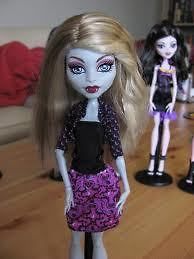 Liv Doll Brown with Pink Streaks Sleepover Party Wig Monster High