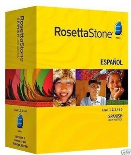   Stone Spanish (Latin America) V3 Levels 1 2 3 4 5 In Sealed Box