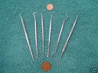 stainless steel pick tool set rug making latch hook from